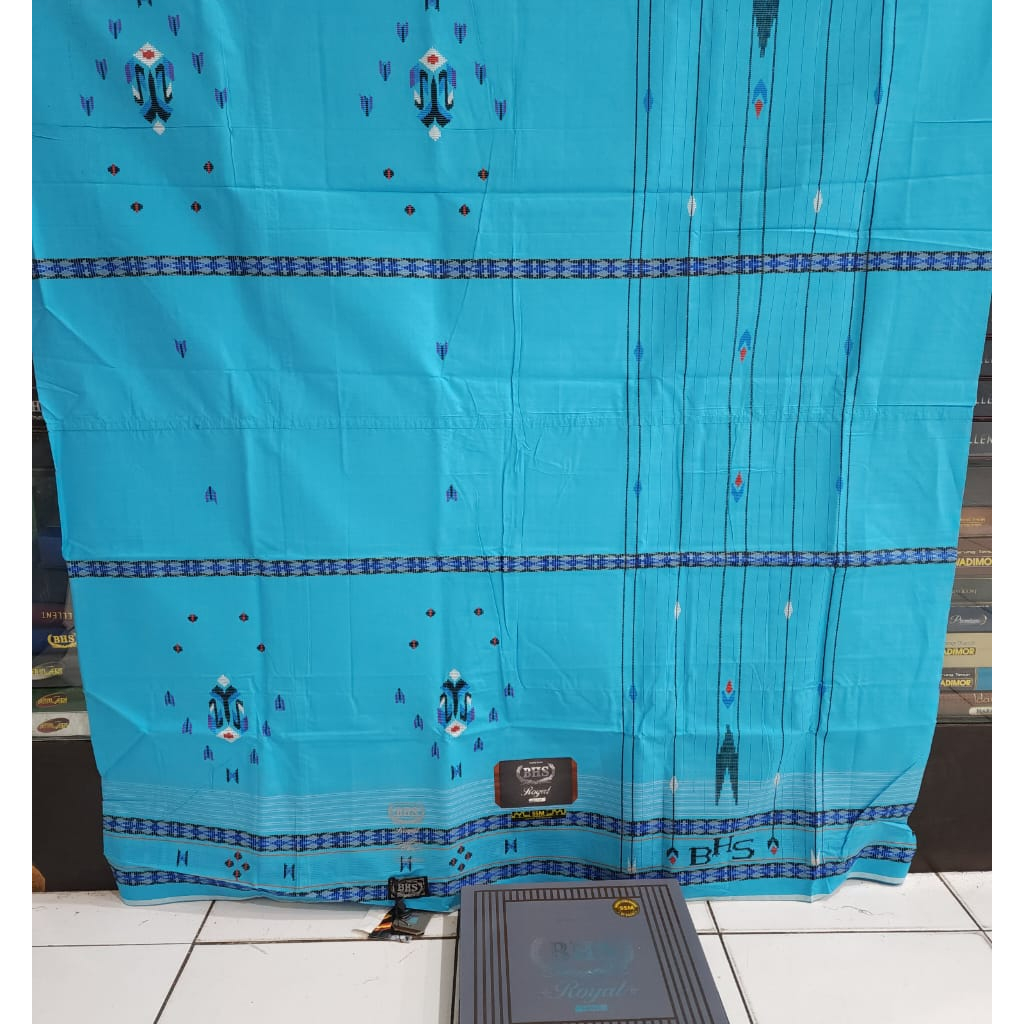 Limited  Sarung BHS Motif SSM Signature Silver | Almahin Sarung BHS
