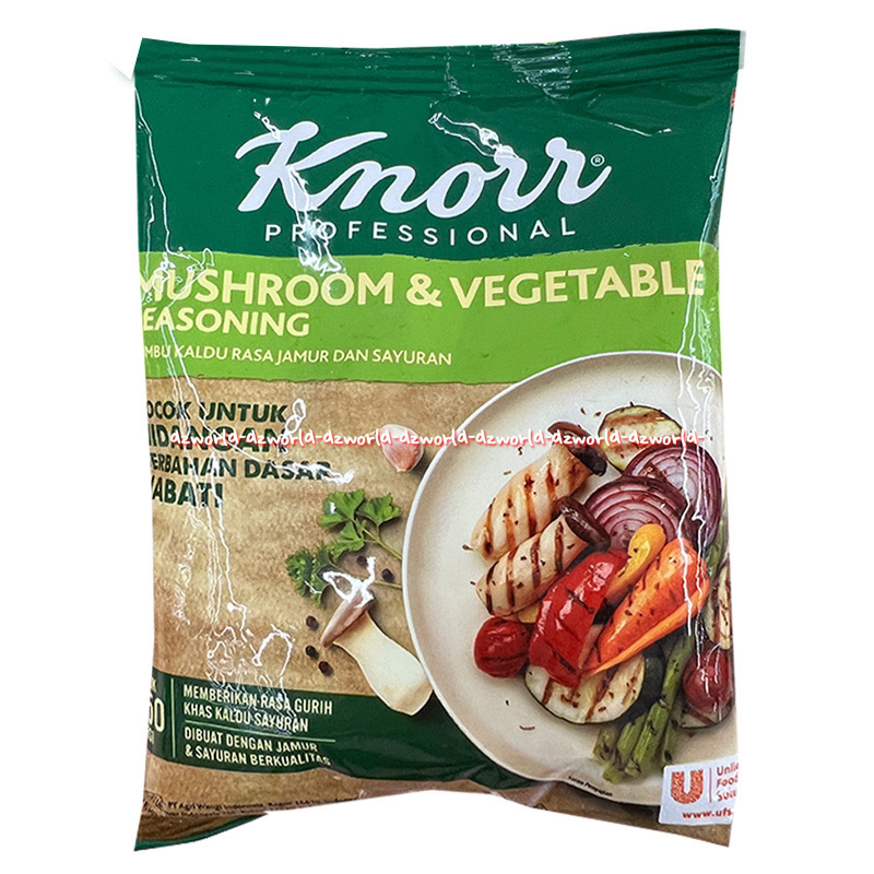 Knorr Profesional 411gr Mushroom &amp; Vegetable Seasoning Bumbu Kaldu Tambahan Untuk Masak Jamur Dan Sayuran Kemasan Pouch 411 gram