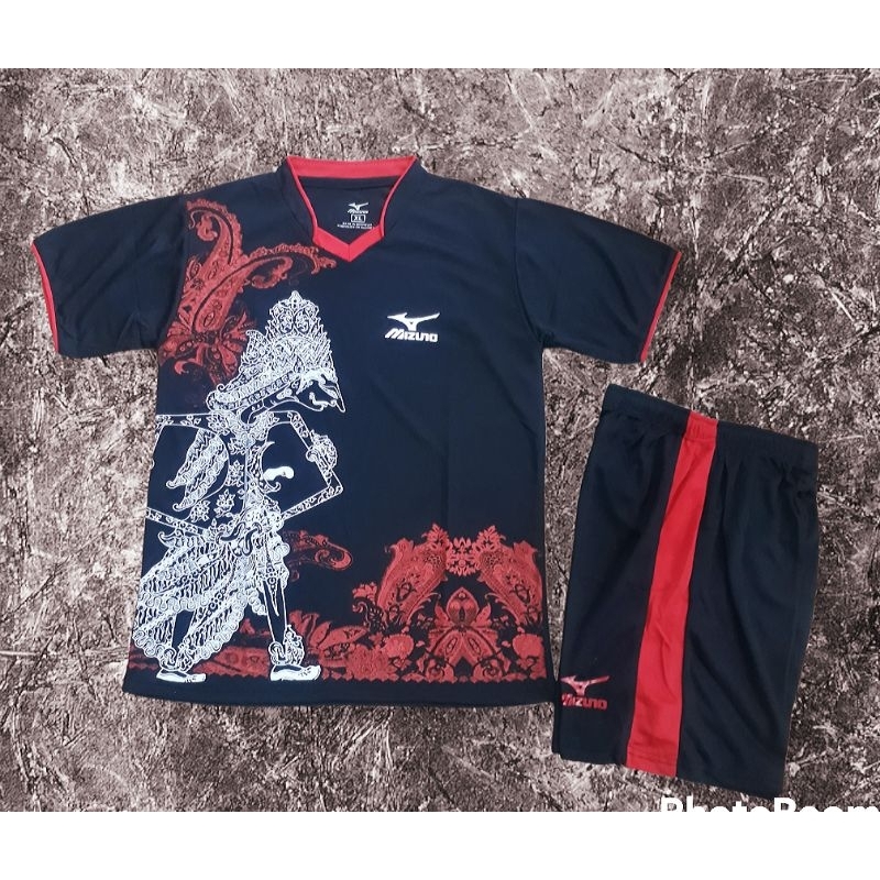 JERSEY BAJU KAOS OLAHRAGA BOLA FUTSAL BADMINTON COD 1SET DEWASA WAYANG BATIK PRODUK TERBARU