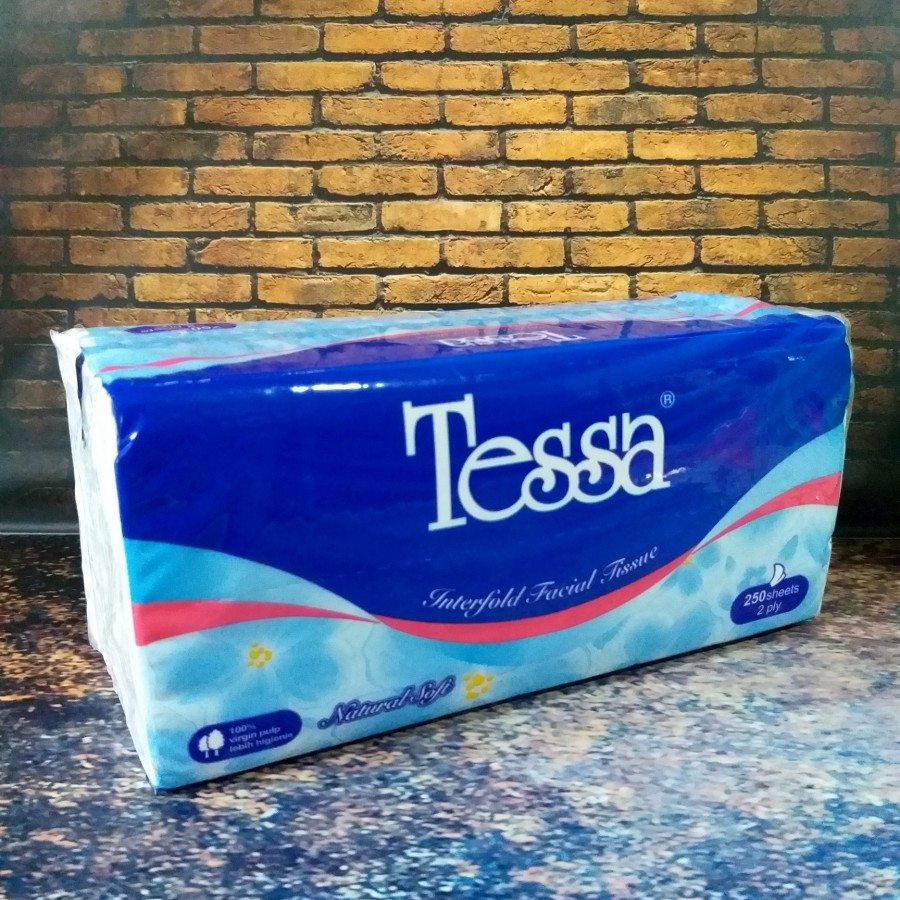 Tisu Tessa Facial Wajah 250s sheets 2 ply