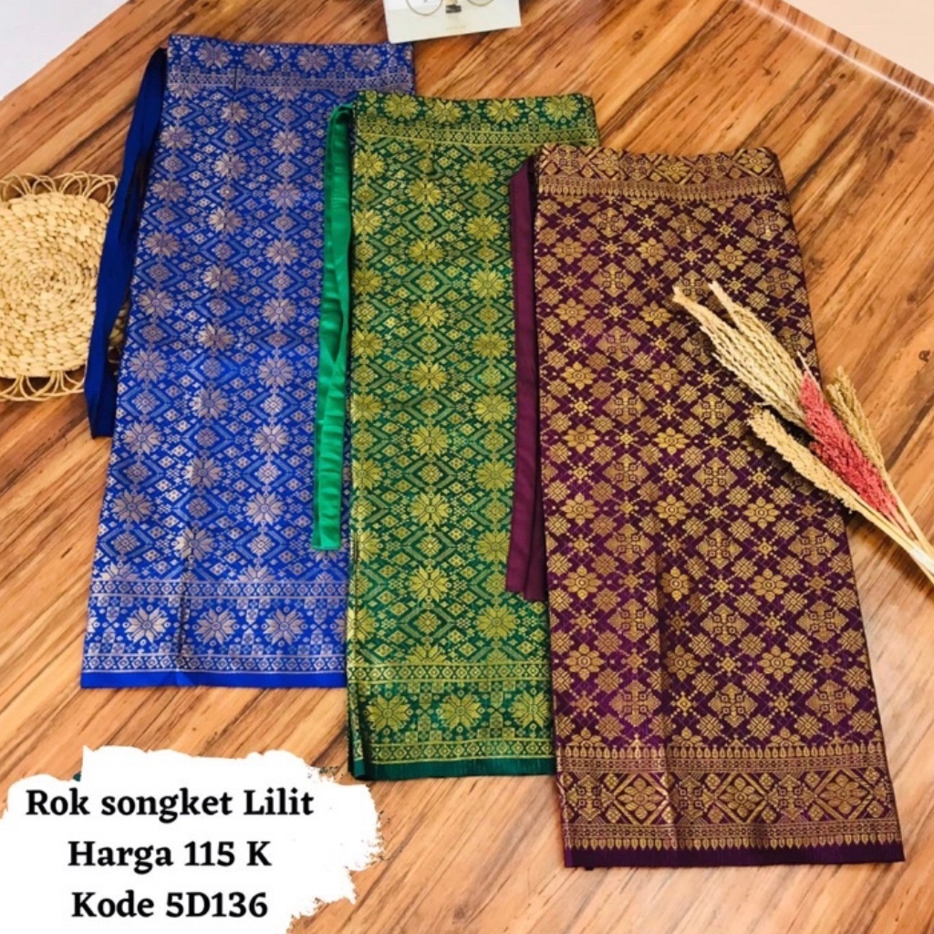 PROMO TERBATAS!!! ROK SONGKET LILIT JUMBO PREMIUM || ROK SONGKET PALEMBANG || MOTIF BATIK TERBARU || BAWAHAN KEBAYA || ROK SONGKET WISUDA KEKINIAN ~ DVN STYLE