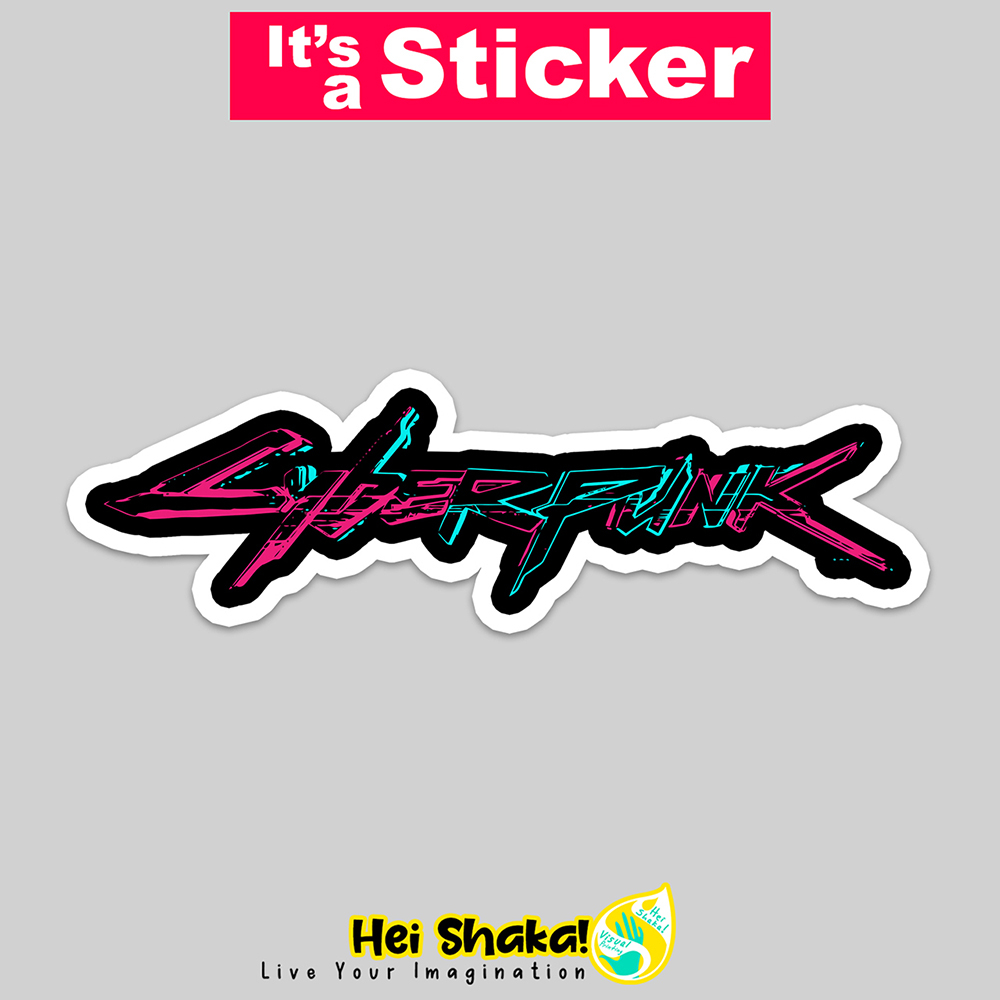 

Stiker Cyberpunk 2077 Sticker Bahan Vinyl Anti Air