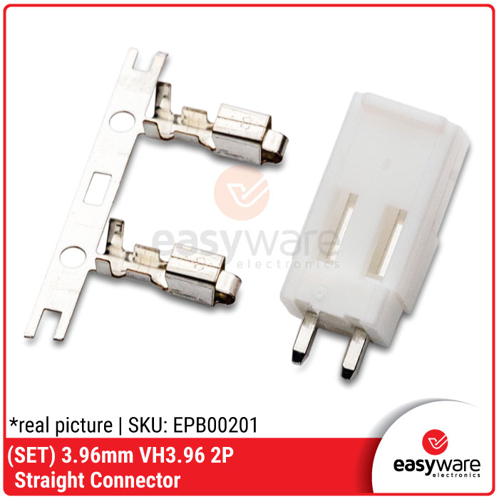 SET Connector VH3.96 2P 2 Pin VH 3.96mm Straight VH3.96-2P Lurus Male Female