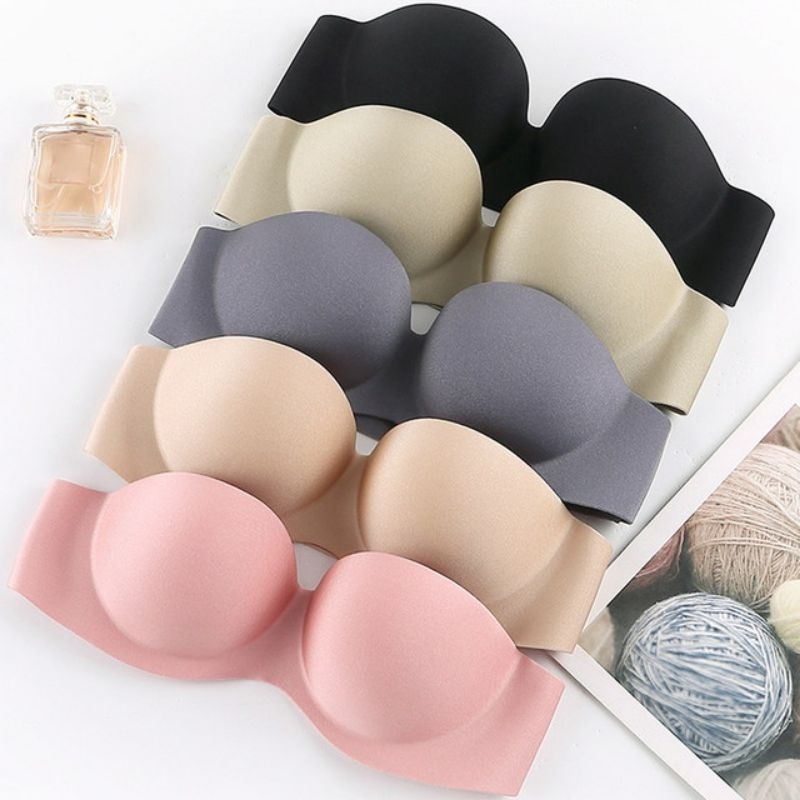 FINETOO FT73 Push Up Bra Busa Tanpa Kawat Invisible Bra Pakaian Dalam BH Wanita