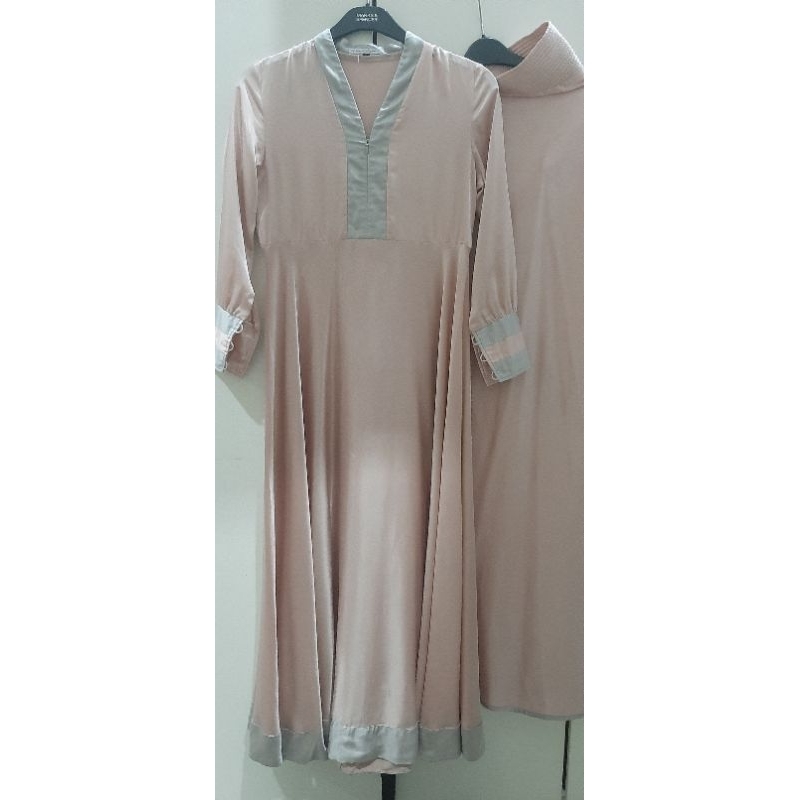 Gamis Set Syari Preloved Brand Aleza Syari