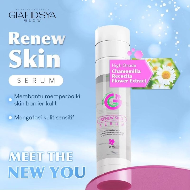 GLAFIDSYA SERUM RENEW SKIN GLAFIDSYA GLOW SERUM BOPENG SKINCARE DR REZAGLADYS