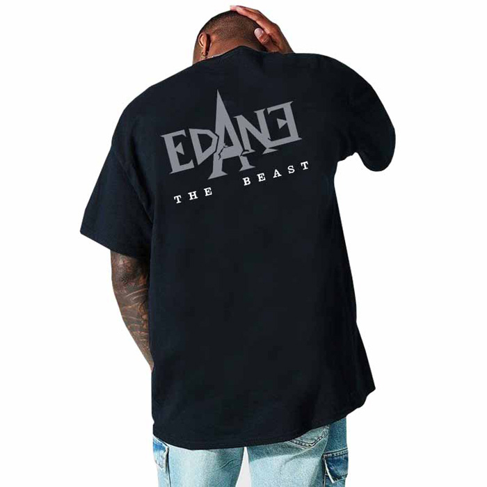 Kaos Edane The Beast Tshirt Bahan 100% Cotton [BISA COD] Casual Fashionable BLACK T-SHIRT BERGAMBAR 