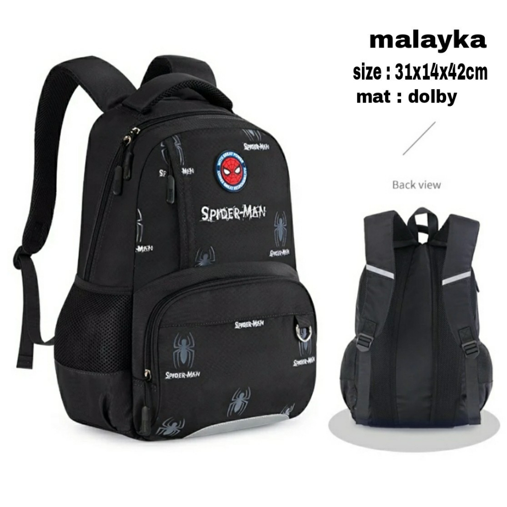 Ks_Tas Ransel Anak Laki Laki Karakter Terbaru Ransel Premium Spiderman dan Capten America