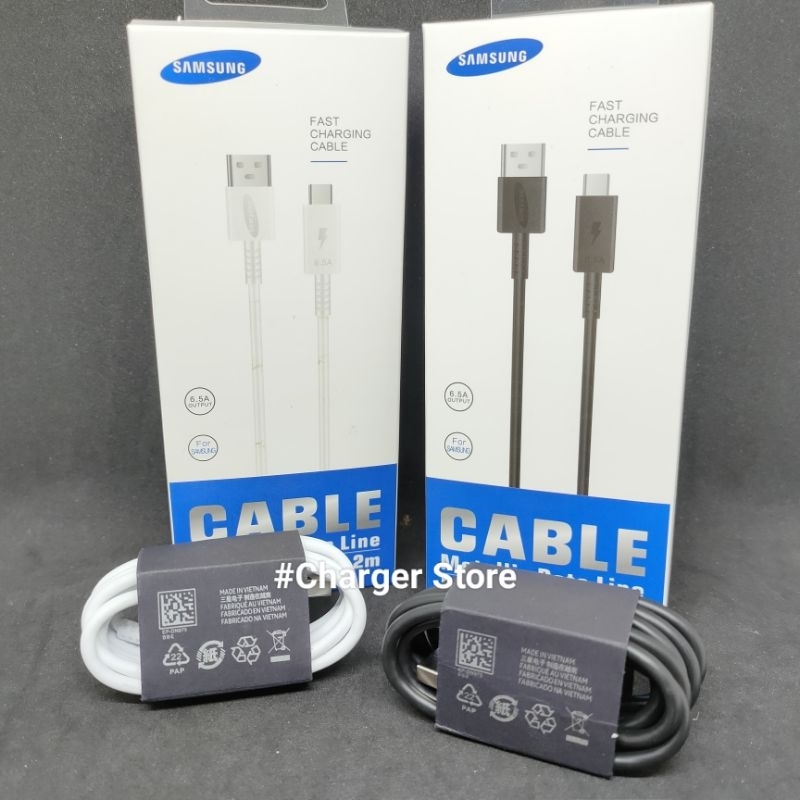 Kabel Data Samsung Type C 6.5A ORIGINAL SUPER FAST CHARGING Metallic Data