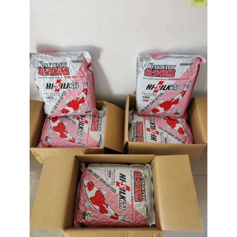 Pelet Ikan Koi Hisilk Kenkokanri 5kg Import Jepang