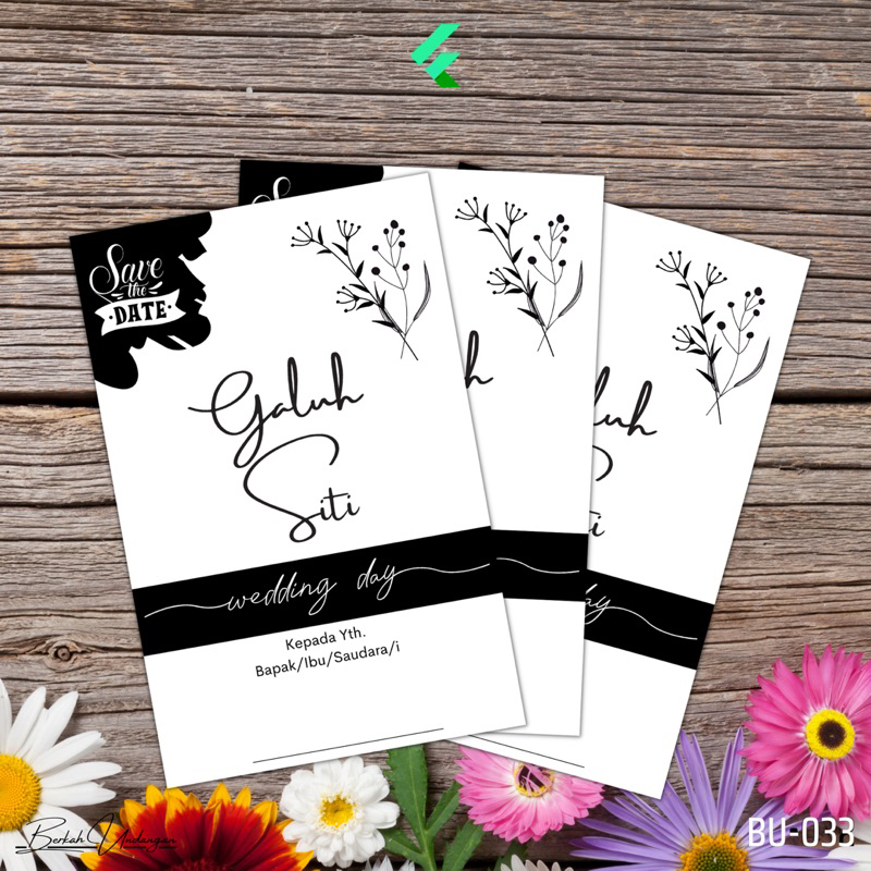 Undangan Pernikahan Murah Banget Minimalis Jawa timur Ponorogo