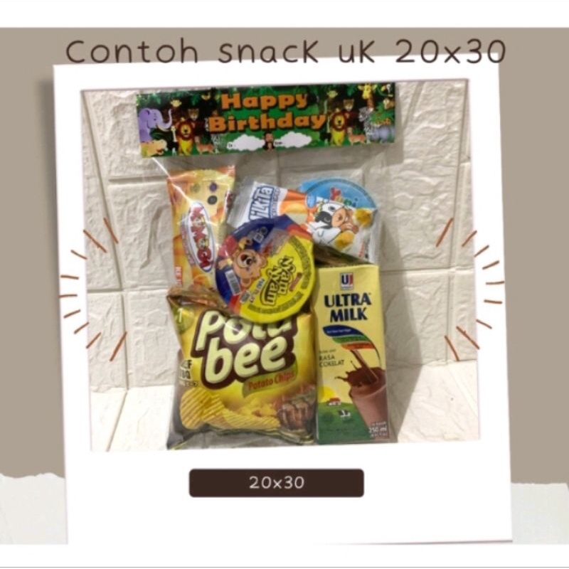 

Snack Bingkisan Hampers Ulang tahun Ultah Anak