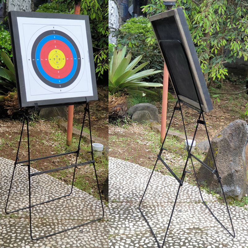 Target Stand Lipat Besi Solid Panahan