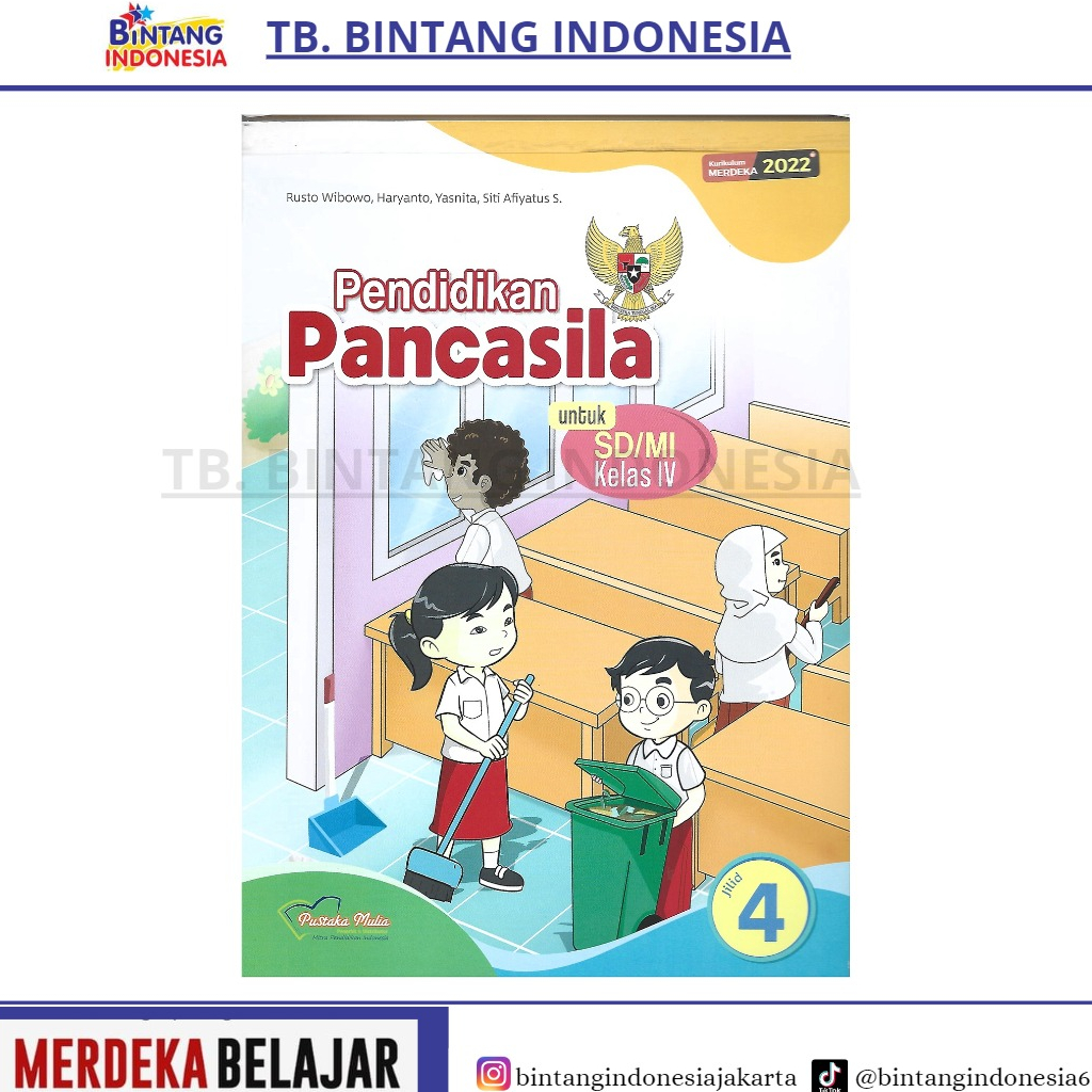 PUSTAKA MULIA _ Buku Pelarajan kelas 4 sd/mi Kurikulum merdeka