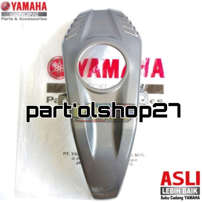 COVER TANK BK6-F41B1-00-P COVER ATAS TENGAH TANGKI  R15 VVA V3 SILVER PART ORIGINAL YAMAHA
