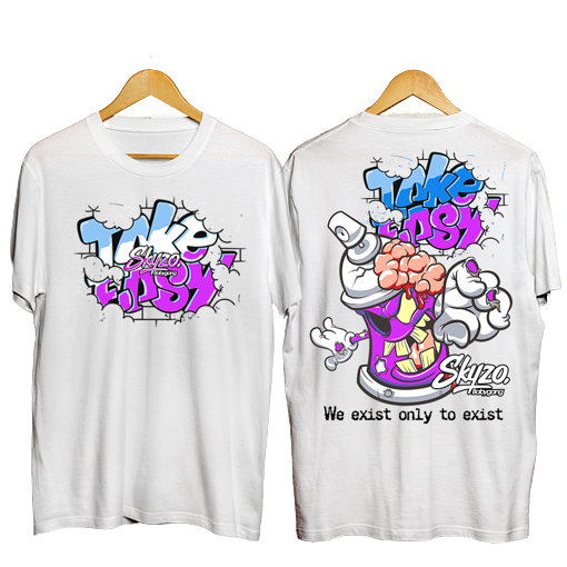 BAJU KAOS DISTRO MOTIF GRAFITI PILOX SABLONAN PLASTISOL