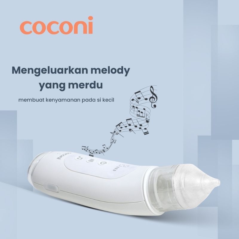 Coconi Baby Electric Nasal Aspirator Nose Cleaner / Alat Sedot Ingus Anak Bayi / Penyedot Ingus Elektrik