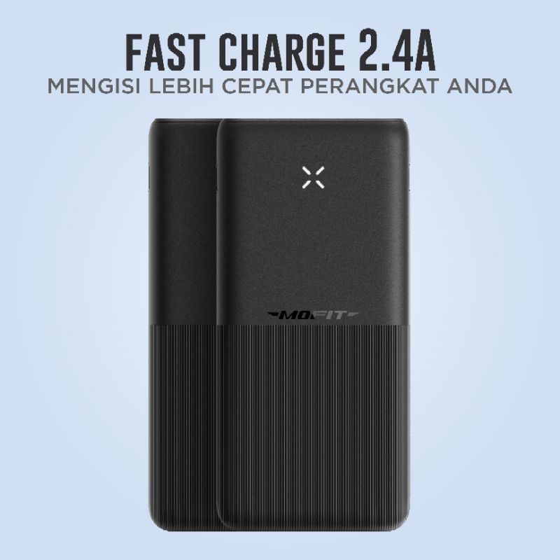 Powerbank MOFIT M11 10.000mAh + Fast Charge Real Capacity