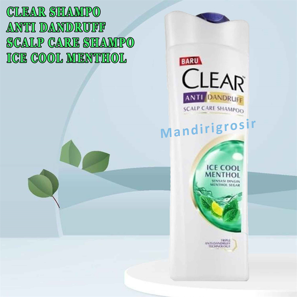 SHAMPO ANTI DANDRUFF * CLEAR ICE COOL MENTHOL * SCALP CARE SHAMPO * 80ML