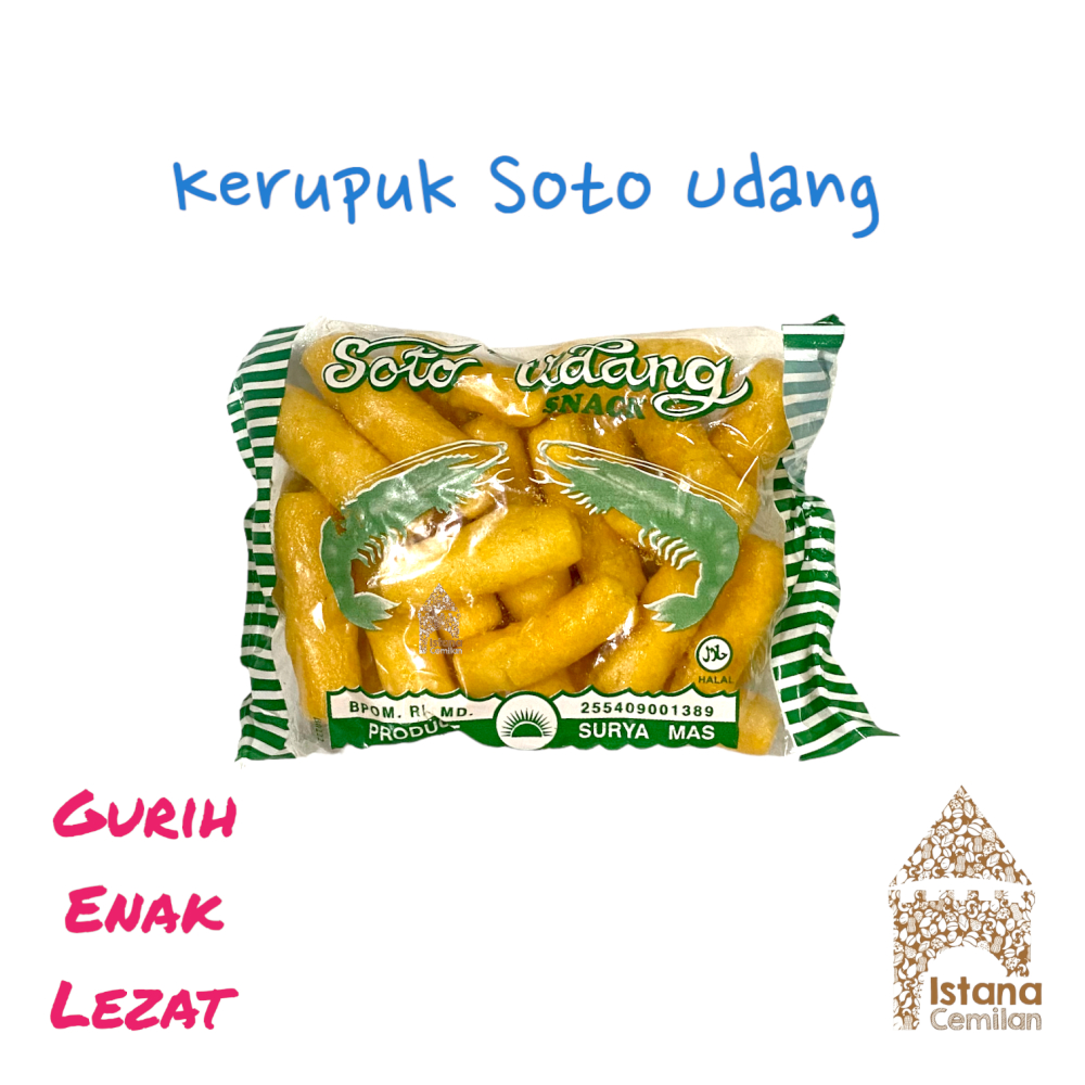 Kerupuk Soto Udang Snack SATUAN 15 Gram