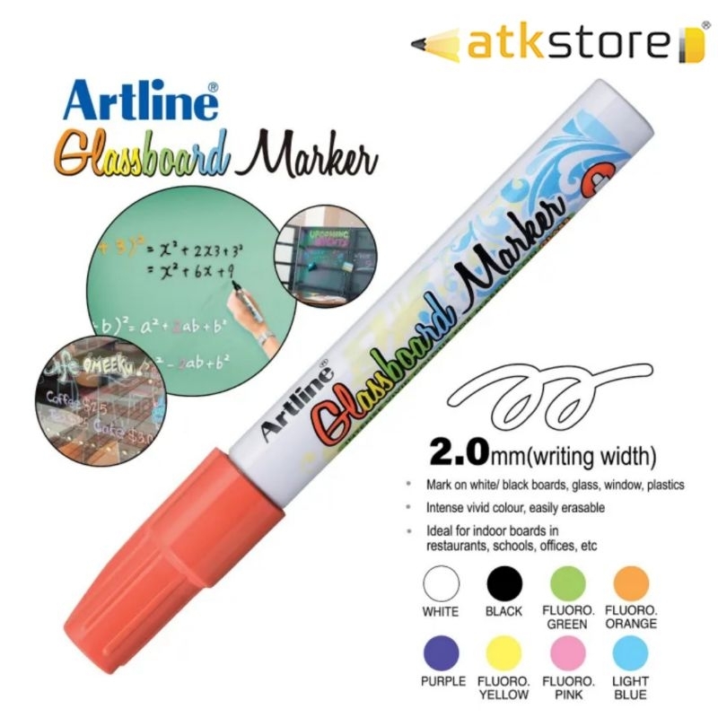 

Artline Glassboard Marker EPG 4 2,0 mm - spidol window and Glassboard marker