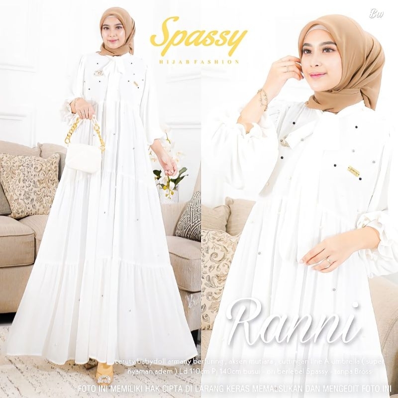 Ranni Original By Spassy Gamis Polos Simple