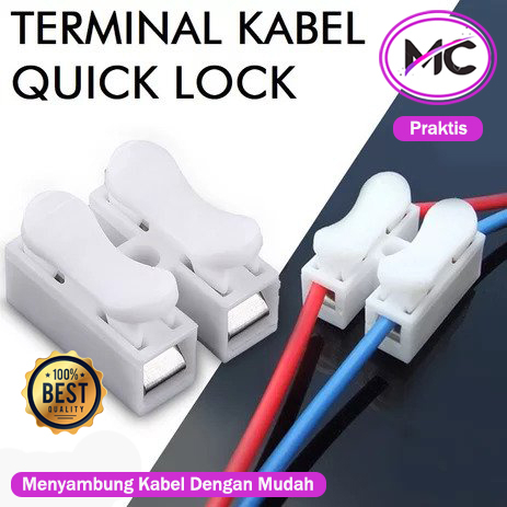 Konektor Kabel Listrik Quick Connect Terminal Konekter Kabel Praktis