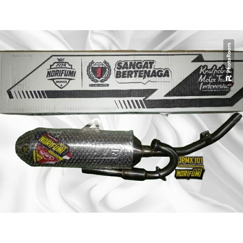 KNALPOT NORIFUMI ROCKET 4 SS STANDAR CRF KLX