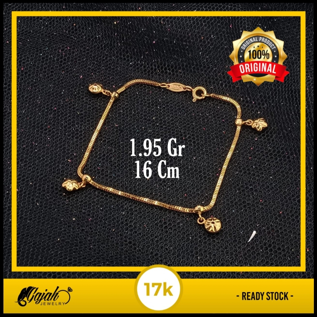 Gelang Emas 17K - 1.95 Gr Kadar 750 - 4956