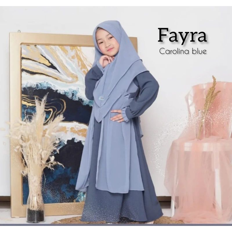 FAYRA KIDS SET KHIMAR GAMIS ANAK PEREMPUAN USIA 6-11 TAHUN/GAMIS ANAK TANGGUNG/GAMIS ANAK TERLARIS/PAKAIAN ANAK MUSLIM/GAMIS PEREMPUAN MUSLIMAH/GAMIS VIRAL/GAMIS ANAK KEKINIAN/RACUNSHOPEE/CELLERADJOECOLLECTION