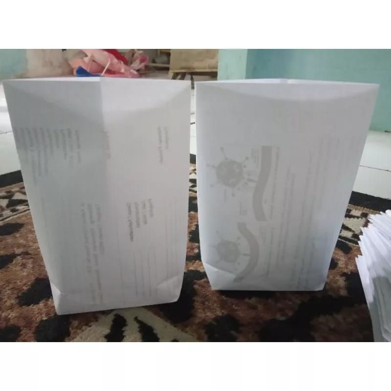 

Kantong Kertas Putih Untuk Bungkus Kroto - Kertas Bungkus Makanan Isi 100 Pcs