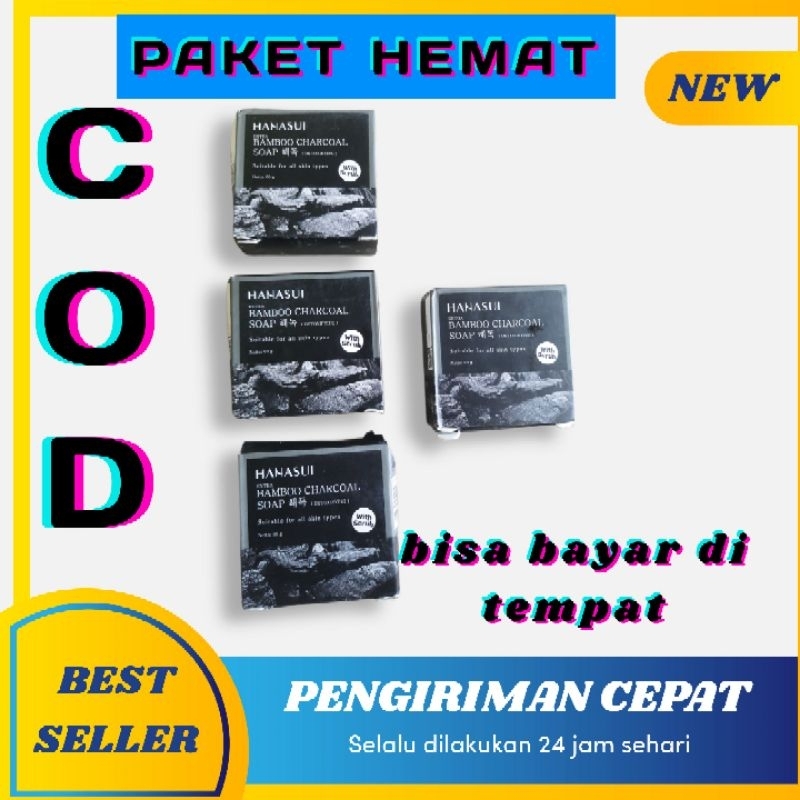 PROMO PAKET 4 PCS sabun pencerah wajah pria / sabun penghilang flek / sabun pemutih wajah / sabun ha