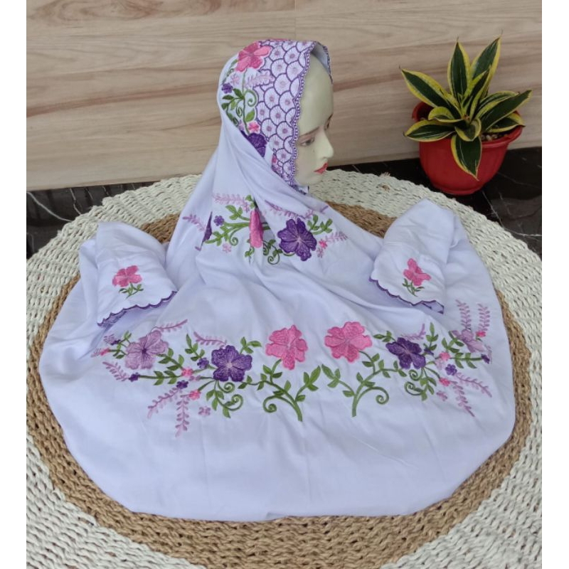 Mukena terusan katun Mikro