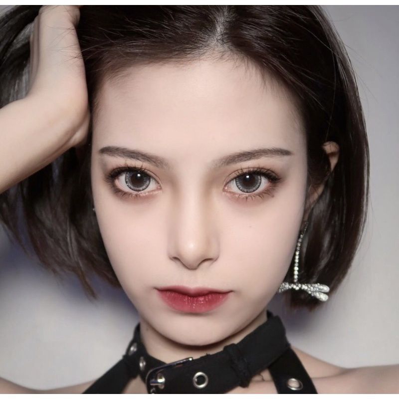 Softlens Grey Mata Bayi Premium Diameter 16 mm | Softlens Minus Tinggi | Softlens Minus 8 Minus 10 S