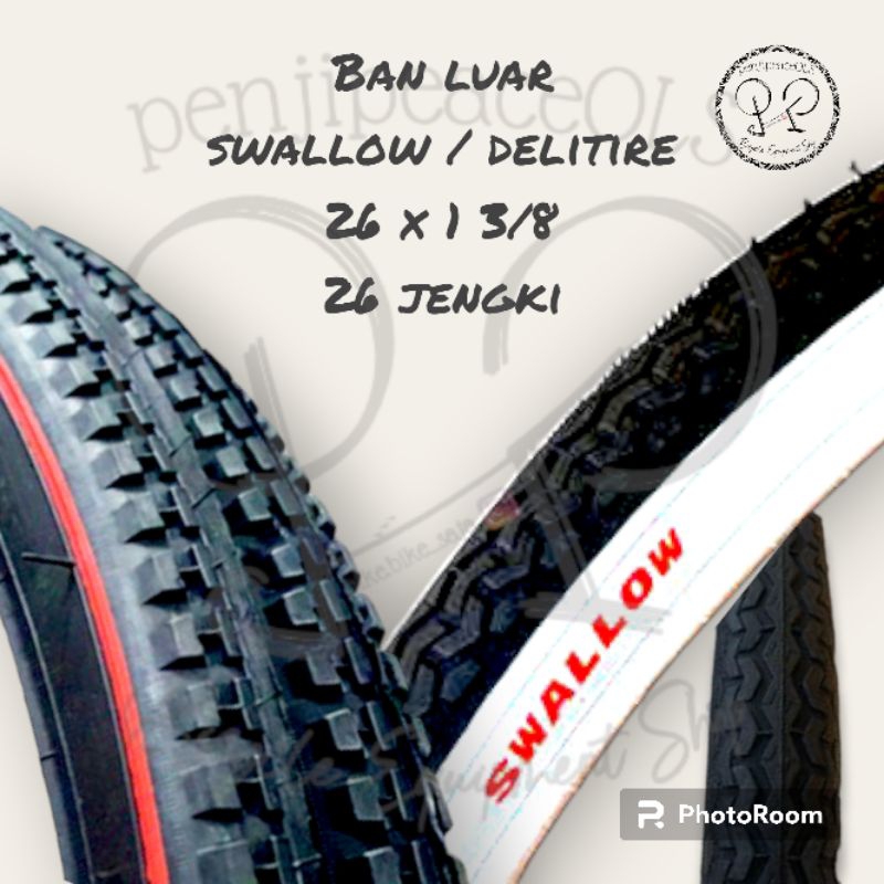 Ban luar swallow 26 x 1 3/8 ban luar jengki ban luar sepeda 26x1 3/8 ban sepeda 26 jengki