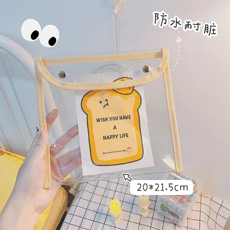 Kapuas - Clutch Multifungsi Tempat Alat Tulis Komestik Dompet Transparan PC05