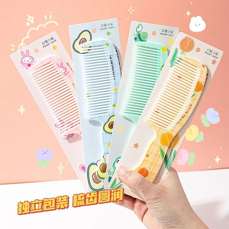 ELDE 1 - SISIR GAGANG FULL MOTIF WARNA WARNI / SISIR RAMBUR KARAKTER LUCU