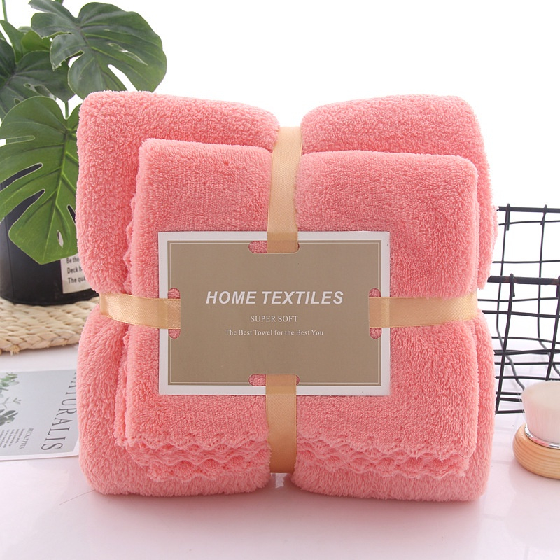 ELDE 1 - HANDUK SET 2IN1 HANDUK MANDI DAN WAJAH COTTON TOWEL IMPORT MURAH KAIN BULU KARANG BISA UNTUK SOUVENIR HADIAH HAMPERS KADO ULANG TAHUN WEDDING