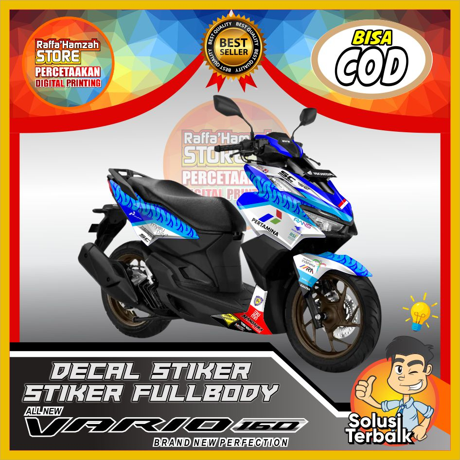 (COD) decal vario new 160 2022 stiker striping vario 160 stiker fullbody honda vario 160 stiker deca