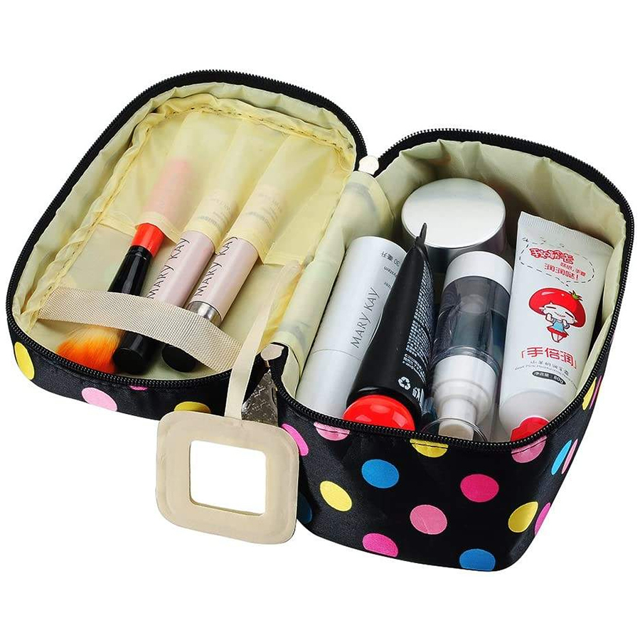 Tas Make Up Portable Organizer Make Up Pouch with Brush Slot - YF33 - Black