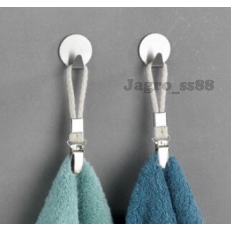 Gantungan handuk towel clip gantungan kain klip handuk serbaguna