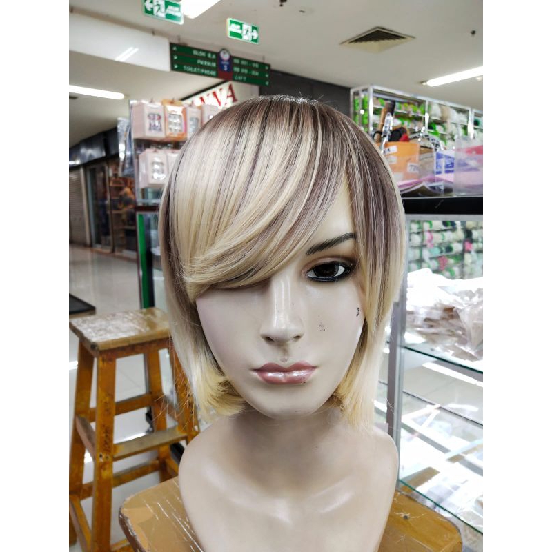 Wig Naomi Bob VW 2006 Fiber Premium Import Korea
