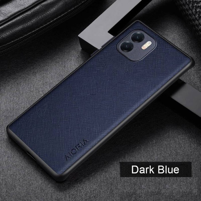 REDMI A2 / REDMI A1 COVER SOFTCASE CANVAS CROSS PATTERN SILICON SOFT CASE