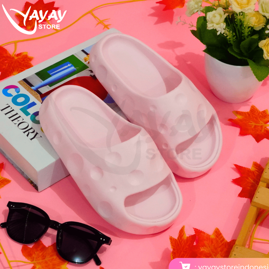 SANDAL WANITA SLOP JELLY SPON/SPONGE SANDAL SLOP WANITA LUCU SANDAL RUMAH SANDAL NYAMAN WANITA