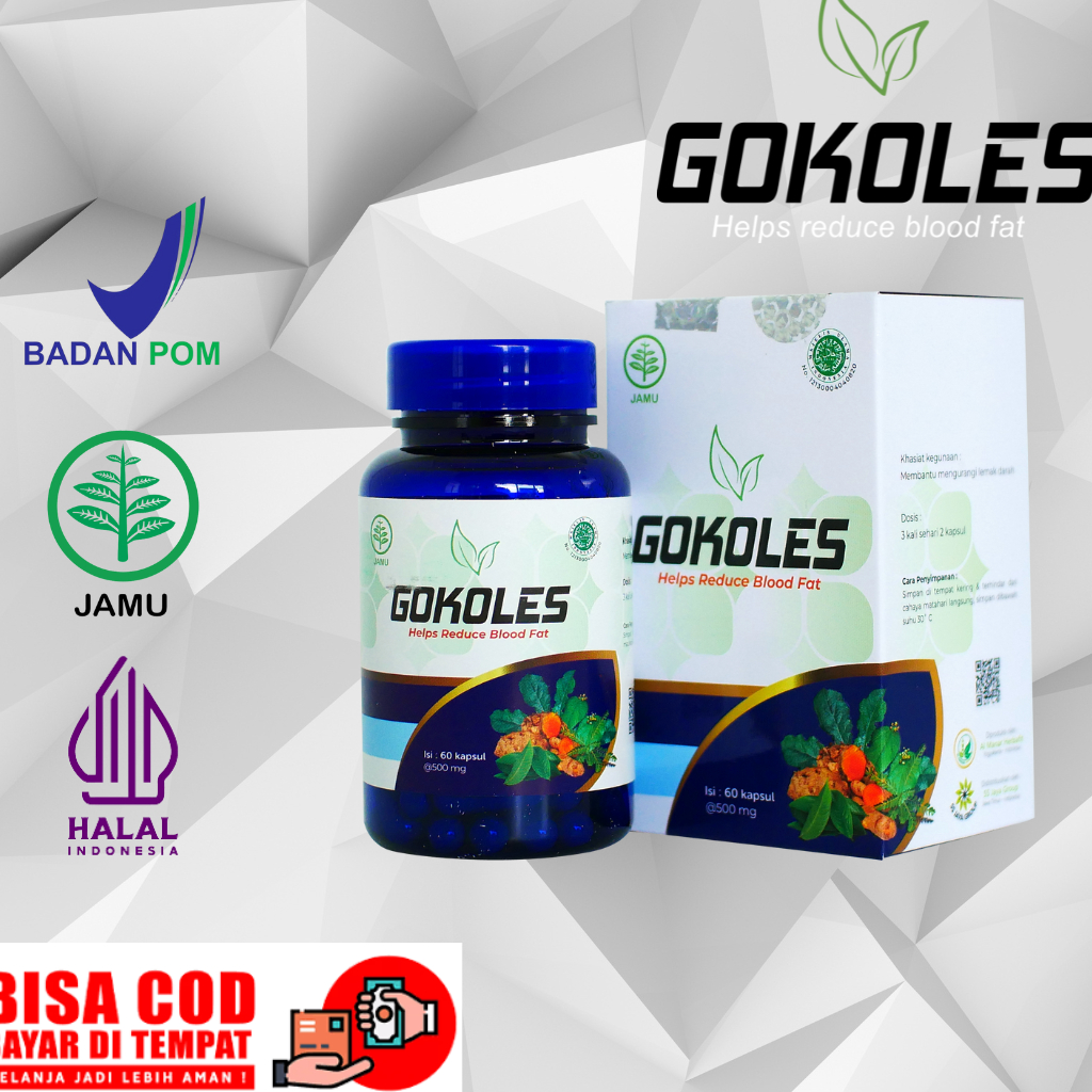 GOKOLES ASLI 100 % Obat Herbal Untuk Kolesterol, Kesemutan, Kebas