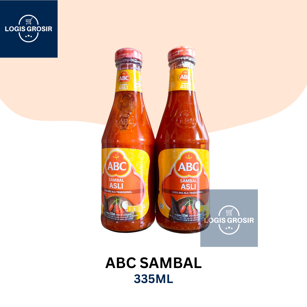 Saos Sambal ABC 335ml 335 ml Botol Besar Cabai Asli Dus Murah Cabe
