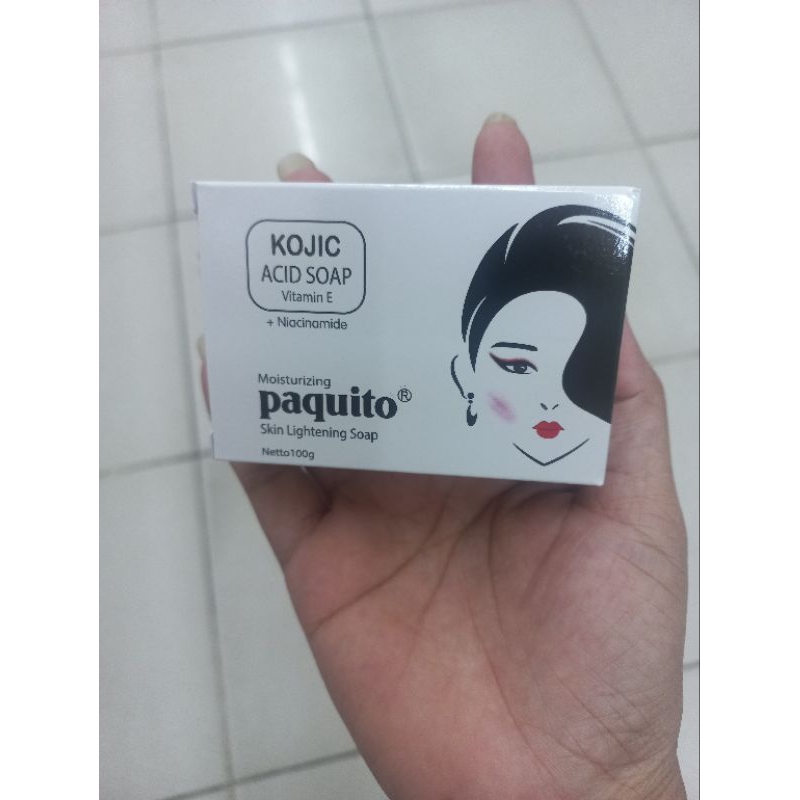 KOJIC acid soap moisturizing Paquito skin lightening 100gram