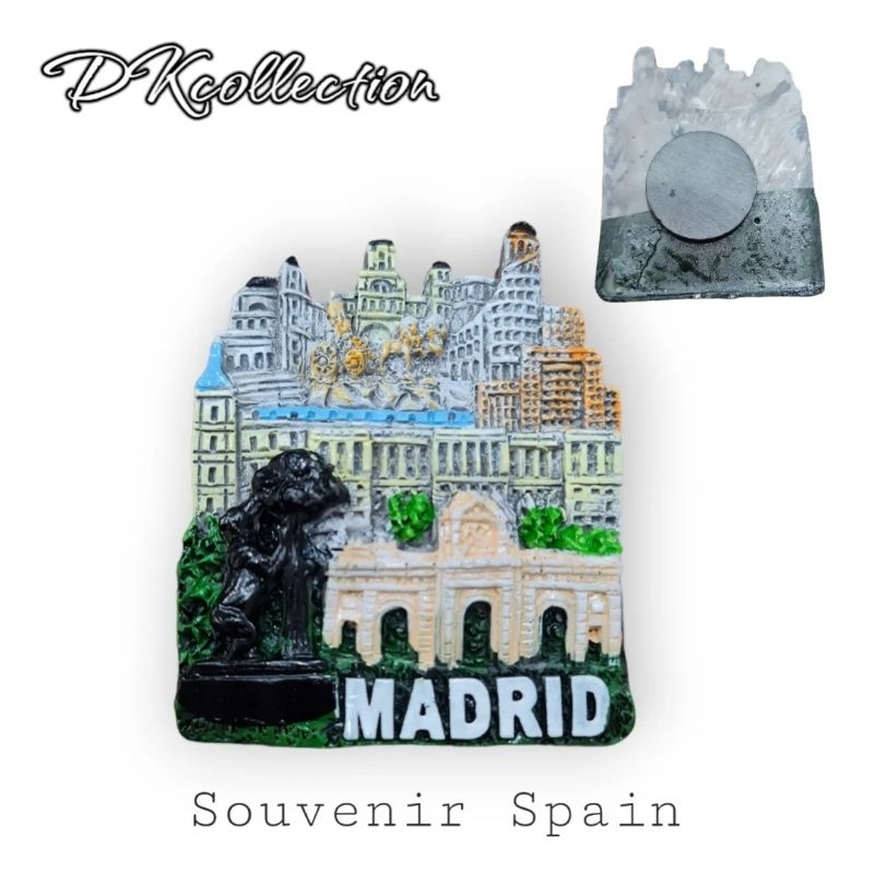 Magnet tempelan kulkas barcelona oleh oleh magnet spain souvenir spayol Souvenir