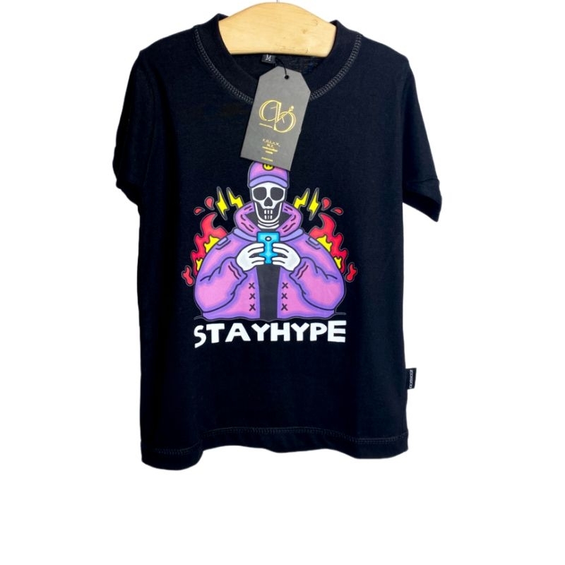 Rya.id - Kaos Distro Anak Lagi HIts Stay Hipe T-shirt Anak Lengan Pendek Best Seller