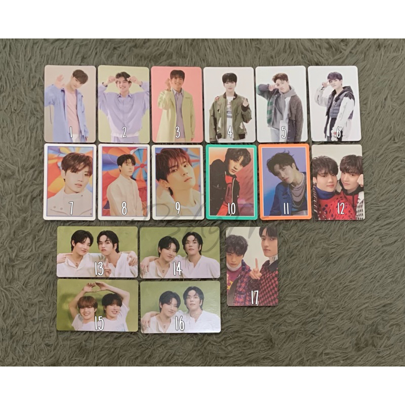 PC photocard hyunsuk yoshi junkyu jaehyuk asahi yedam doyoung haruto junghwan  Ar First Press konsep